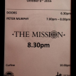 The Mission supported by Peter Murphy