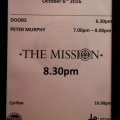 The Mission supported by Peter Murphy