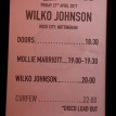 Wilko Johnson with special guest Mollie Marriott