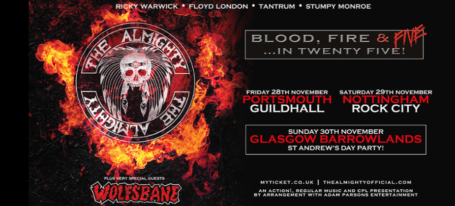 GIG REVIEW: The Almighty with special guests Wolfsbane